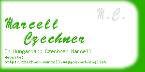 marcell czechner business card